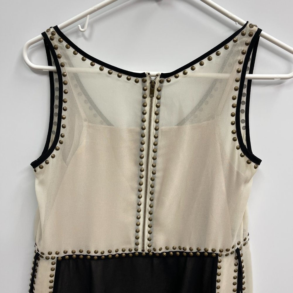 Ivy + Blu Chiffon Studded Dress Size 2‎ - Picture 8 of 9
